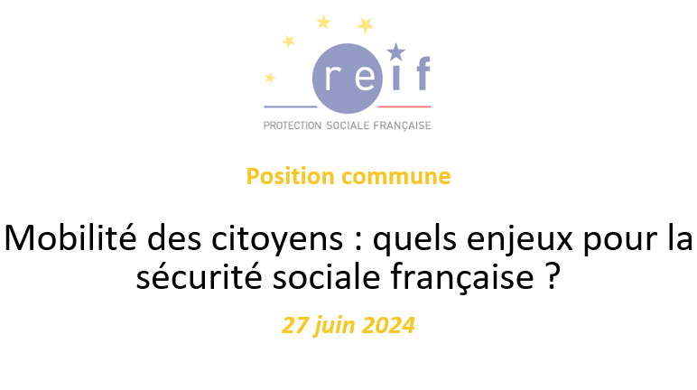 Position commune – Mobilité des citoyens : quels enjeux pour la sécurité sociale ?